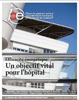 j3e n°819 - L'efficacité énergétique, un objectif vital pour l'hôpital