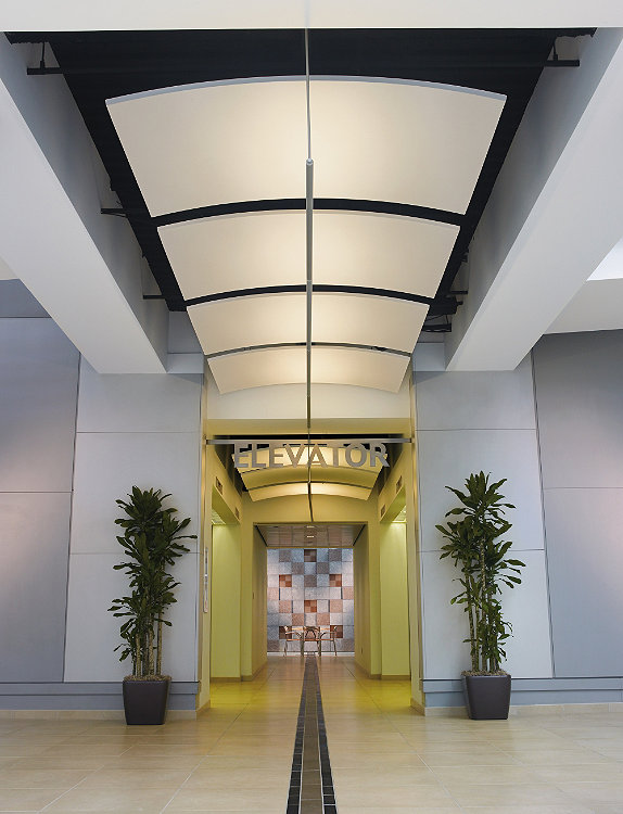 Optima curved Canopy : 1er ilôt cintré en orientation concave ou convexe