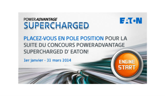 Le challenge Eaton "PowerAdvantage Supercharged" place les revendeurs informatiques en pole position pour 2014