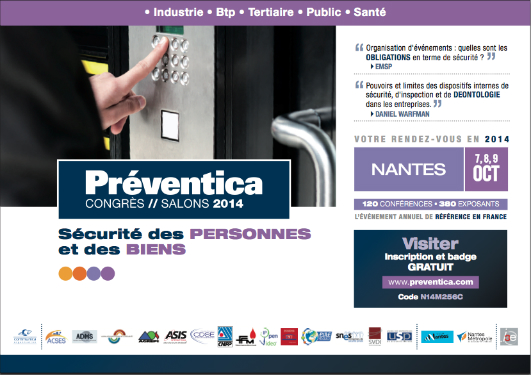 Congrès Préventica 2014