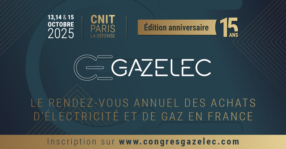 J3e partenaire de Congrès Gazelec : tarif réduit jusqu'au 9 septembre